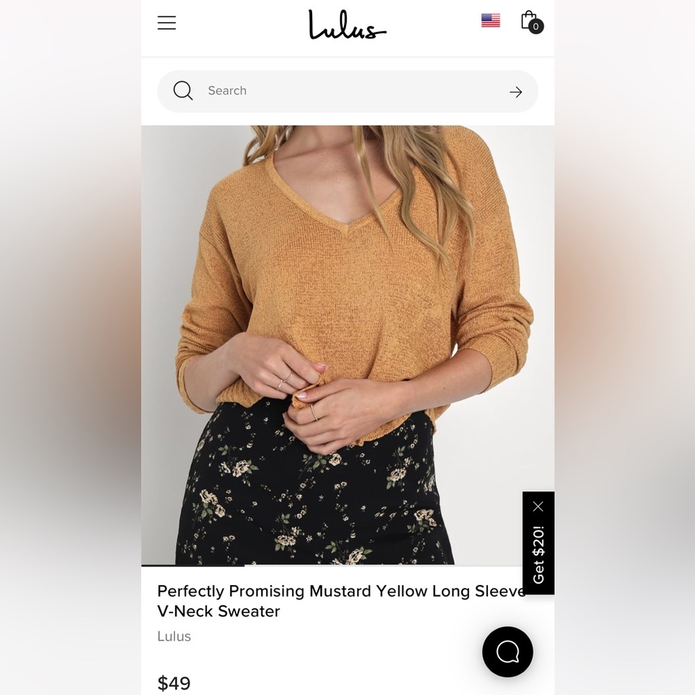 Perfectly Promising Mustard Lulus Sweater